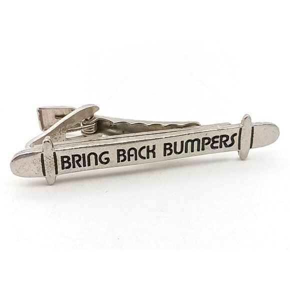 Vintage "Bring Back Bumpers" Tie Clip Bumper Crop Agriculture Farmer - Picture 1 of 2